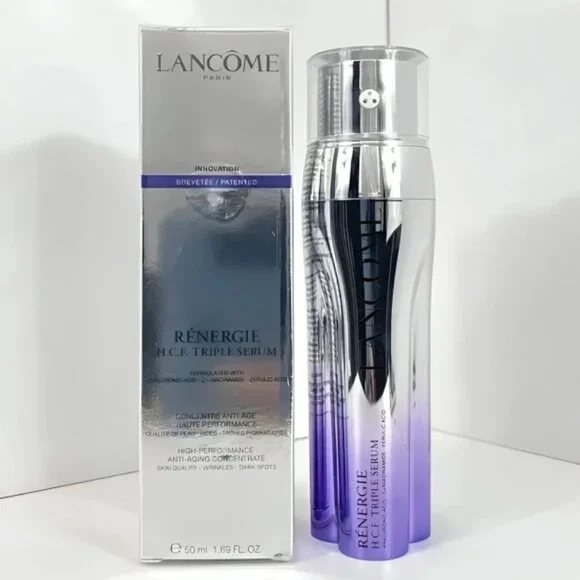 Lancôme Rénergie H.C.F. Triple Serum 1.7oz Anti-Aging Treatment New in Box - Picture 2 of 4
